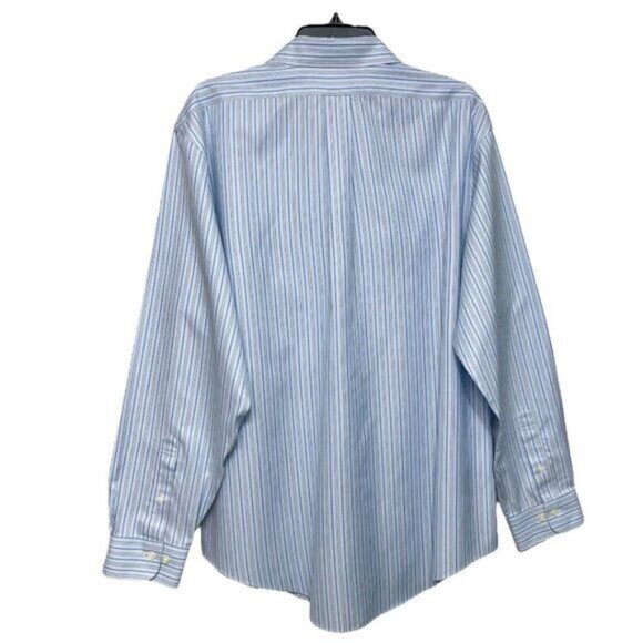 Brooks Brothers Mens Striped Long Sleeve Dress Shirt Size XL - Picture 3 of 6